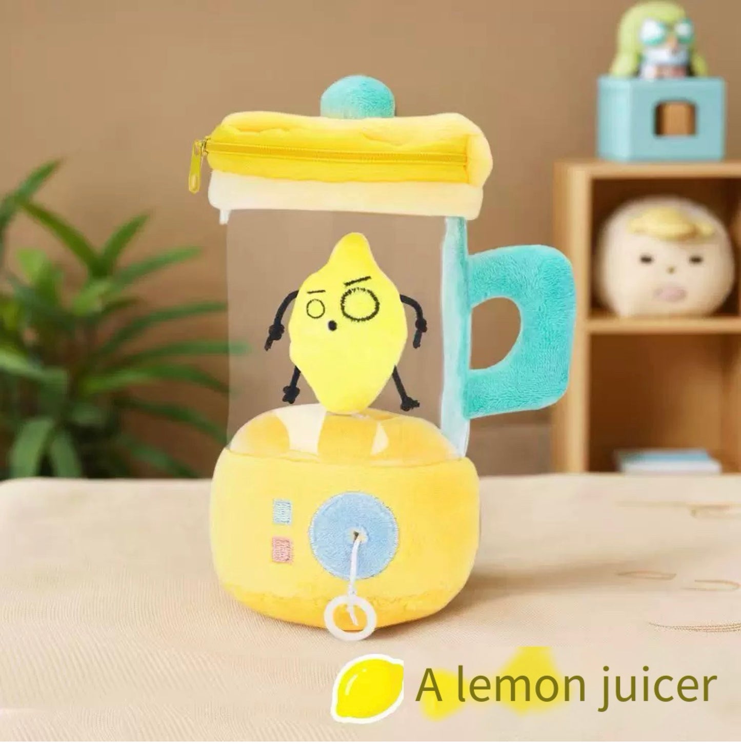 Plush Carrot Juicer Toy,Cute,Creative,Novelty,Portable,Carrot Doll