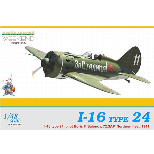Eduard 08468 1/48 I-16 Type 24 (Weekend Edition)